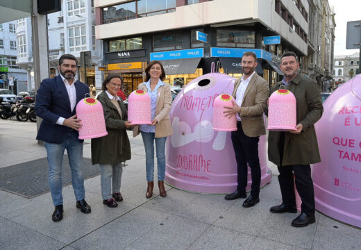 A Xunta convida á cidadanía a colaborar coa campaña “Recicla vidro por elas” que doará fondos para a loita contra o cancro de mama